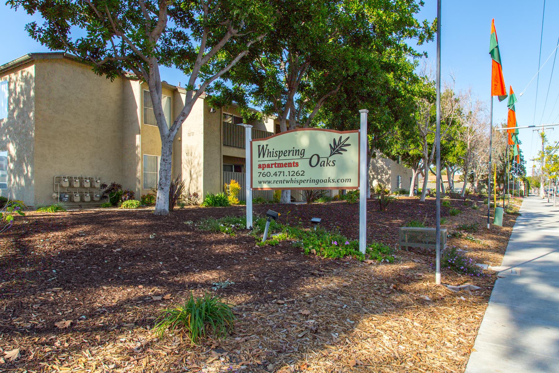 Whispering Oaks Property Sign